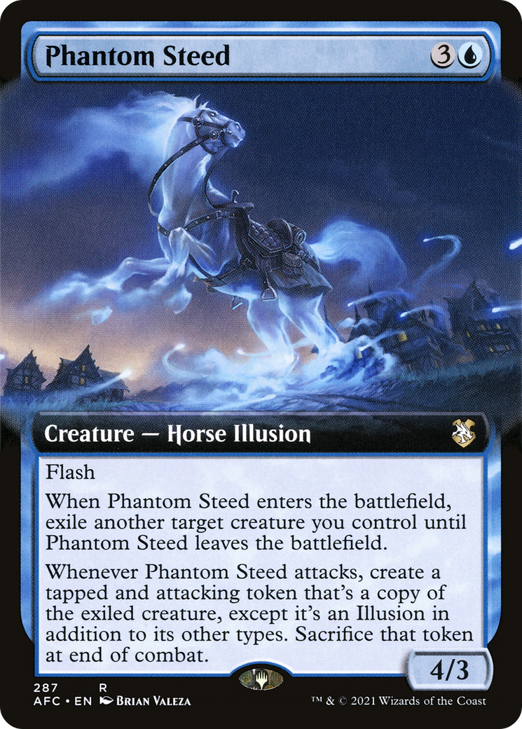 {R} Phantom Steed (Extended Art) [Dungeons & Dragons: Adventures in the Forgotten Realms Commander][AFC 287]