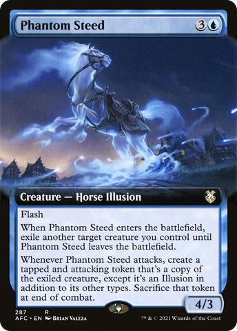 {R} Phantom Steed (Extended Art) [Dungeons & Dragons: Adventures in the Forgotten Realms Commander][AFC 287]