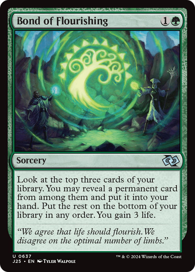 {C} Bond of Flourishing [Foundations Jumpstart][J25 637]