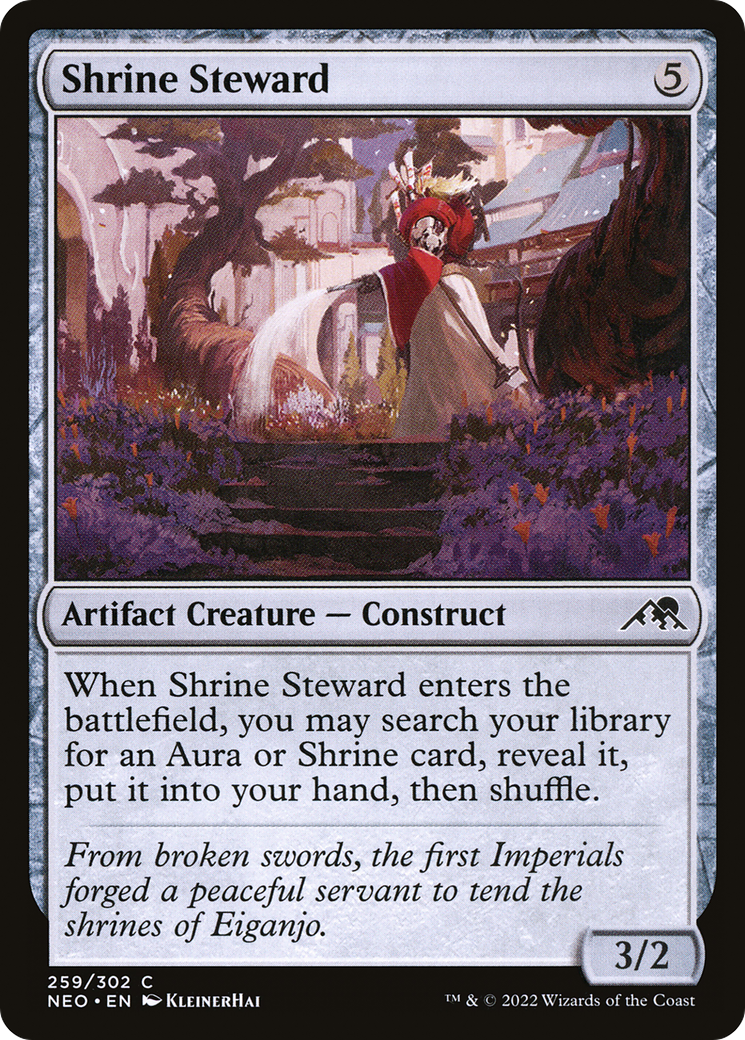 {C} Shrine Steward [Kamigawa: Neon Dynasty][NEO 259]