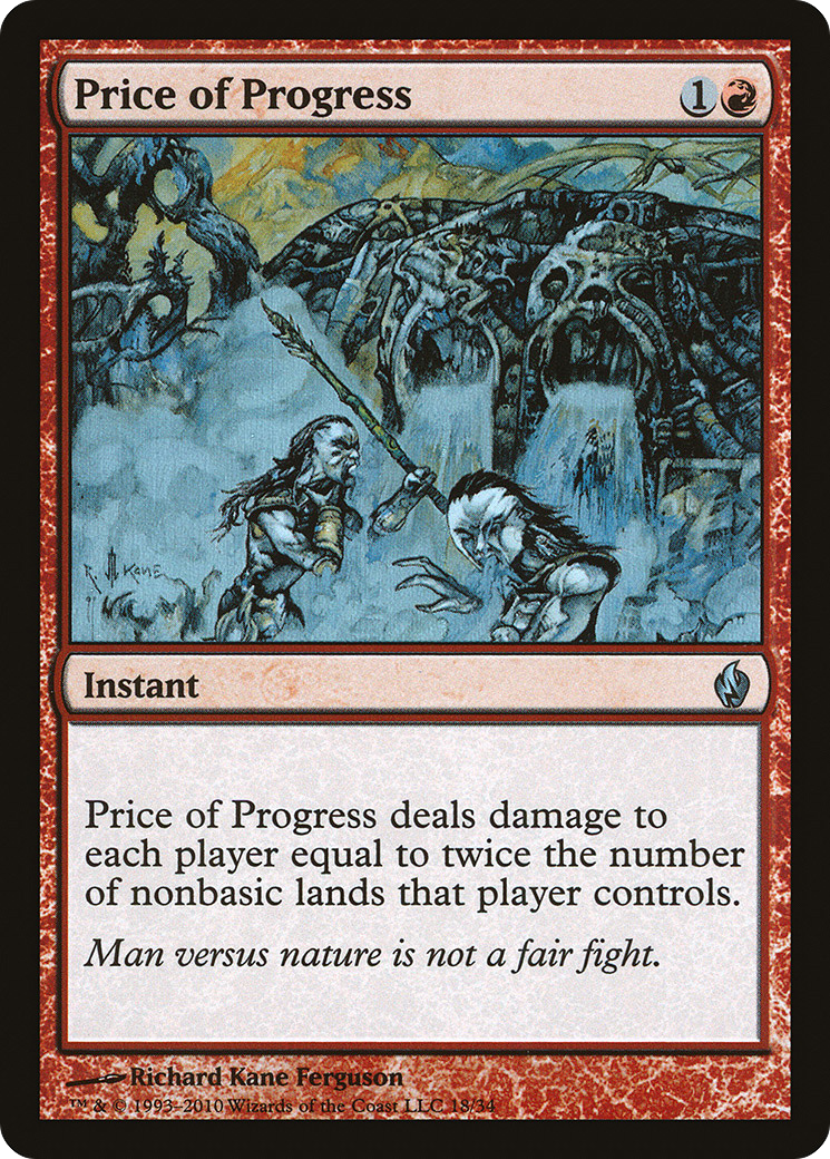 {C} Price of Progress [Premium Deck Series: Fire and Lightning][PD2 018] - Misty Mountain Games