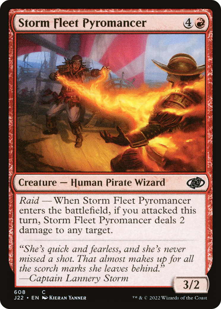 {C} Storm Fleet Pyromancer [Jumpstart 2022][J22 608]