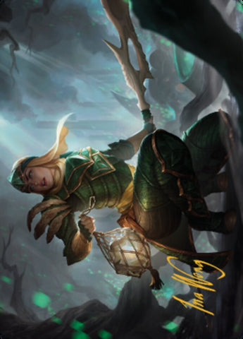 {A} Argothian Opportunist Art Card (Gold-Stamped Signature) [The Brothers' War Art Series][GS ABRO 022]