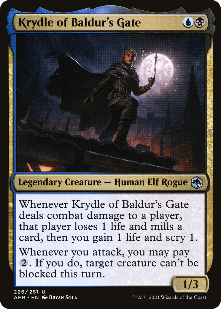 {C} Krydle of Baldur's Gate [Dungeons & Dragons: Adventures in the Forgotten Realms][AFR 226]
