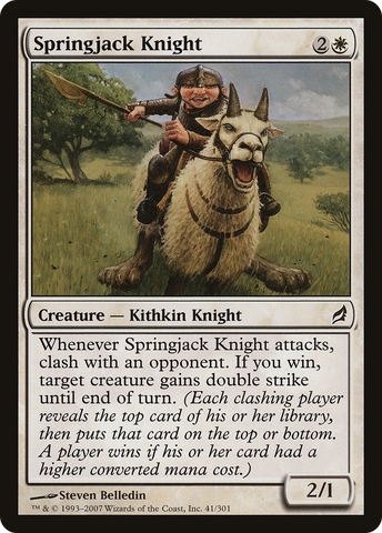 {C} Springjack Knight [Lorwyn][LRW 041]