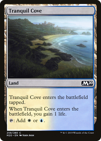 {C} Tranquil Cove [Core Set 2020][M20 259]