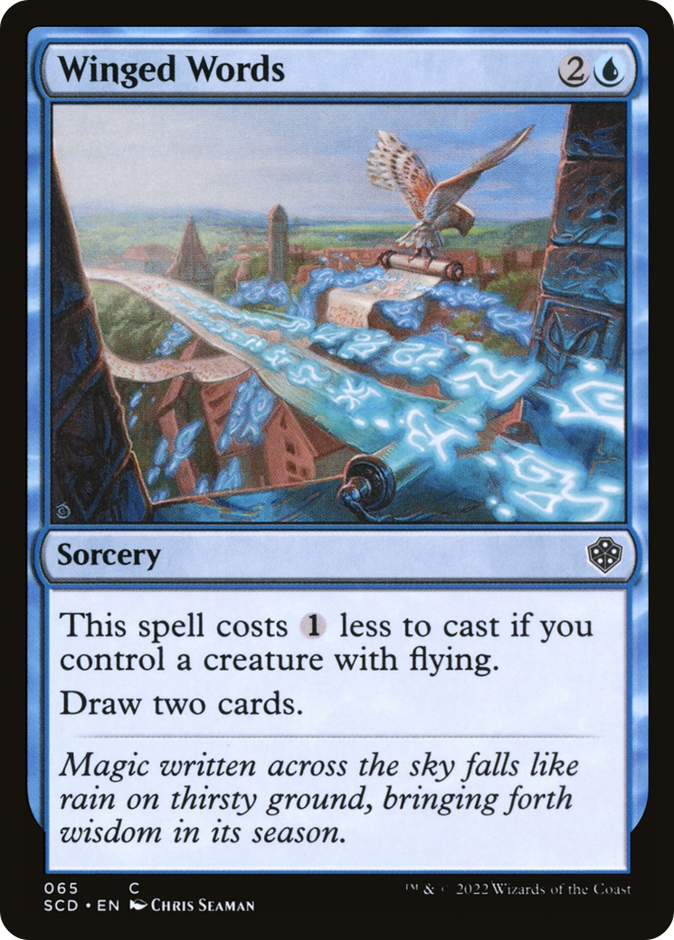 {C} Winged Words [Starter Commander Decks][SCD 065]