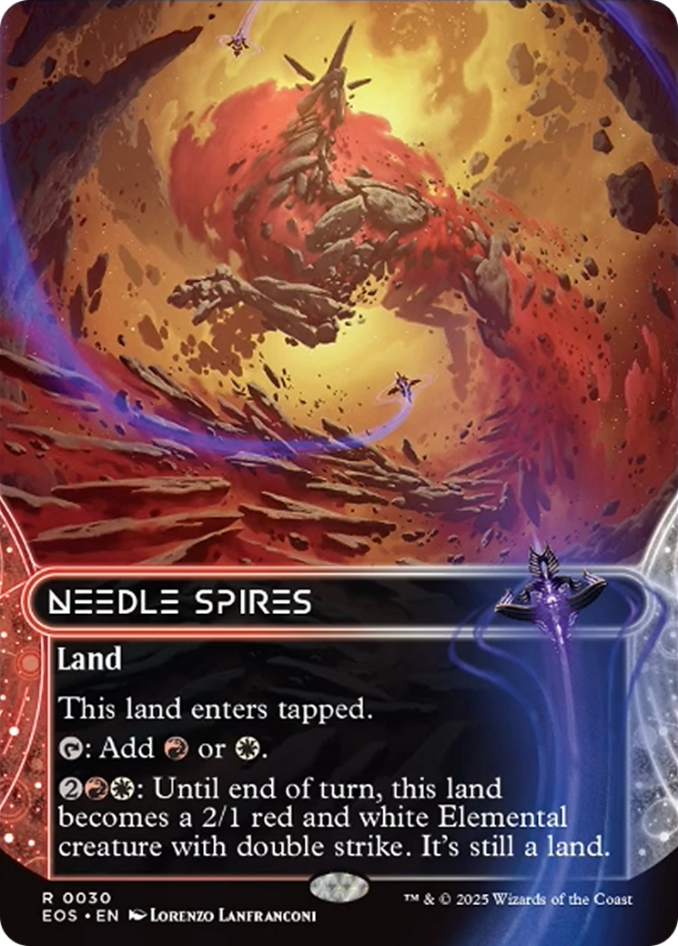 {@@ EOC R} Needle Spires (0030) (Borderless) [Edge of Eternities: Stellar Sights][EOS 030]