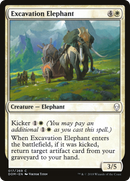 {C} Excavation Elephant [Dominaria][DOM 017]