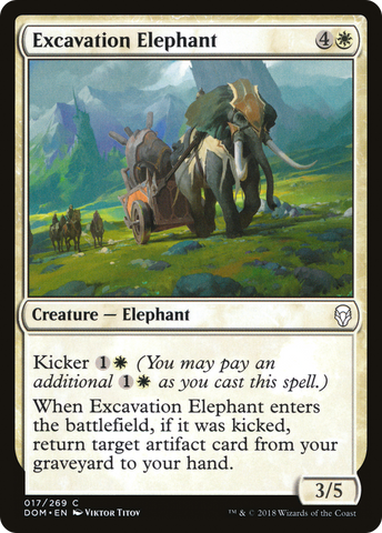 {C} Excavation Elephant [Dominaria][DOM 017]