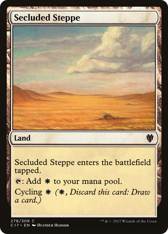 {C} Secluded Steppe [Commander 2017][C17 278]