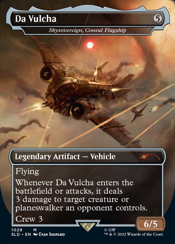 {R} Da Vulcha - Skysovereign, Consul Flagship (Borderless) [Secret Lair Drop Series][SLD 1029]