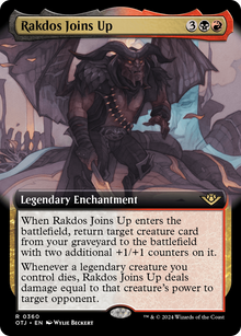 {@R} Rakdos Joins Up (Extended Art) [Outlaws of Thunder Junction][OTJ 360]