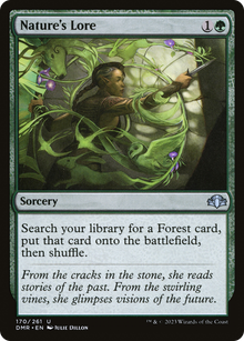 {C} Nature's Lore [Dominaria Remastered][DMR 170]