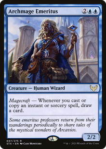 {R} Archmage Emeritus [Strixhaven: School of Mages][STX 037]
