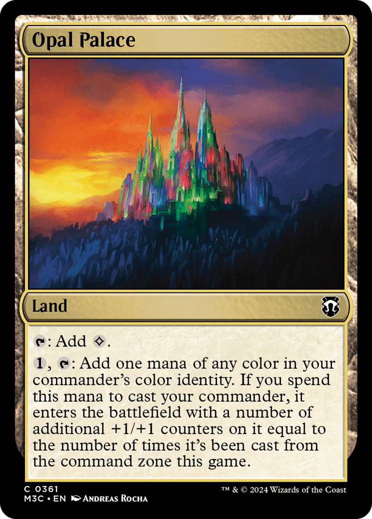 {C} Opal Palace [Modern Horizons 3 Commander][M3C 361]