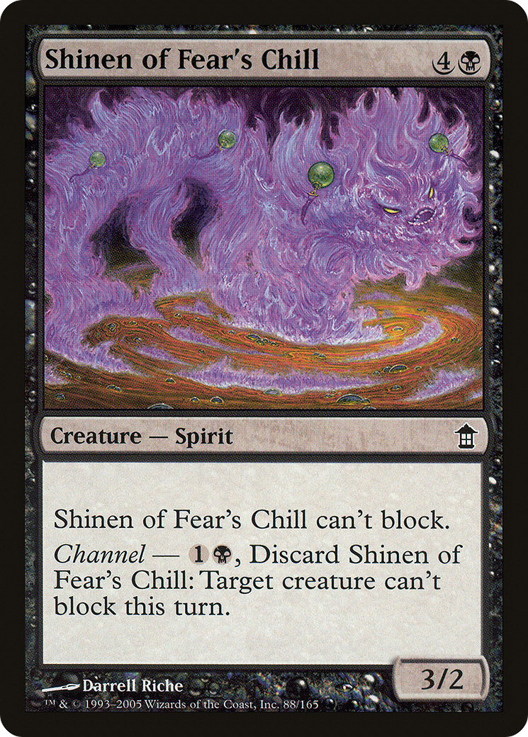{C} Shinen of Fear's Chill [Saviors of Kamigawa][SOK 088]
