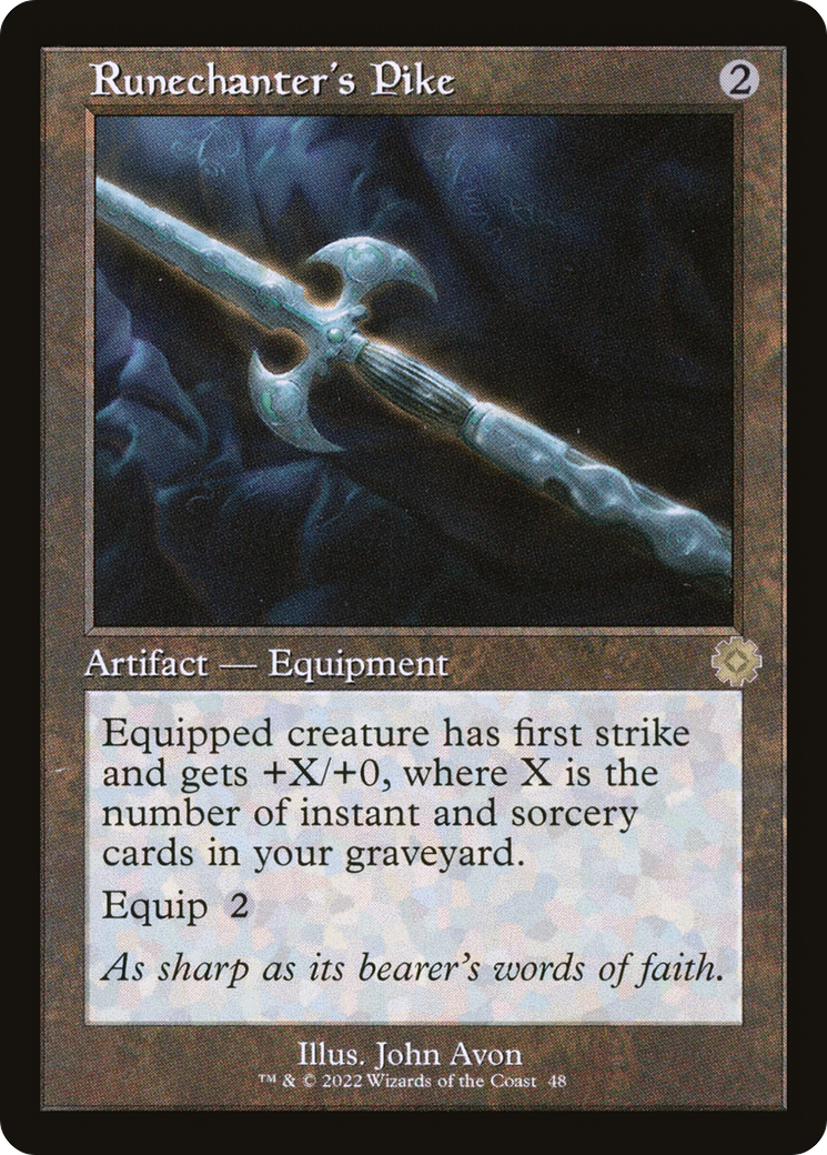 {R} Runechanter's Pike (Retro) [The Brothers' War Retro Artifacts][BRR 048]