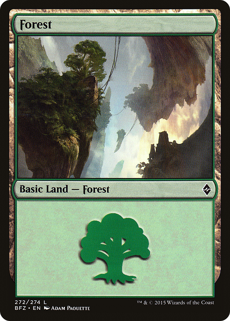 {B}[BFZ 272] Forest (272a) [Battle for Zendikar]