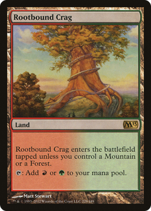 {R} Rootbound Crag [Magic 2013][M13 228] - Misty Mountain Games