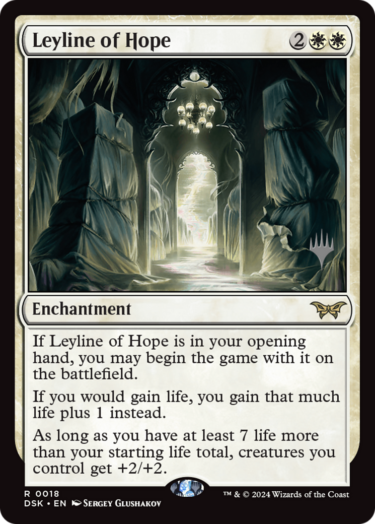 {@R} Leyline of Hope [Duskmourn: House of Horror Promos][PP DSK 018]