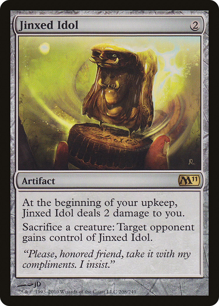 {R} Jinxed Idol [Magic 2011][M11 208] - Misty Mountain Games