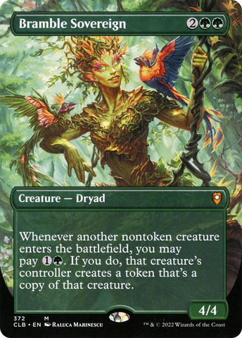 {R} Bramble Sovereign (Borderless Alternate Art) [Commander Legends: Battle for Baldur's Gate][CLB 372]