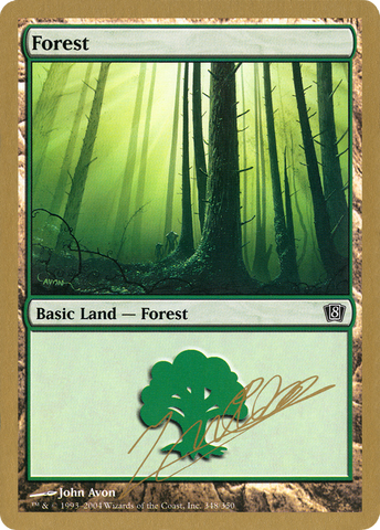 {B}[GB WC04 JN348] Forest (jn348) (Julien Nuijten) [World Championship Decks 2004]