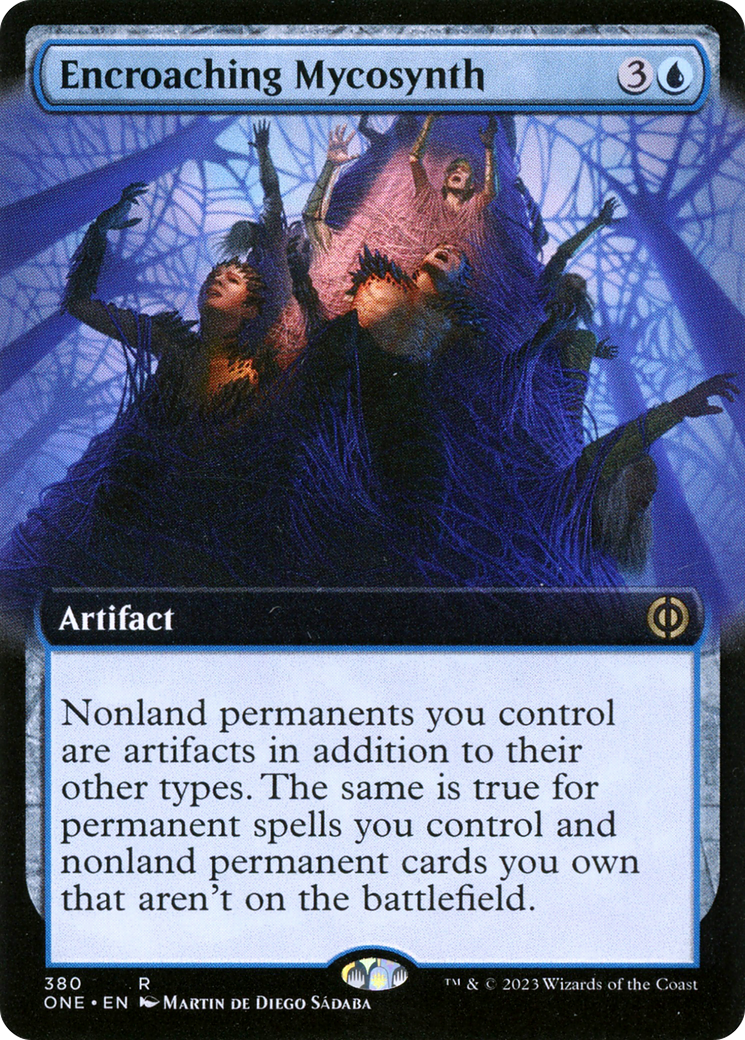 {R} Encroaching Mycosynth (Extended Art) [Phyrexia: All Will Be One][ONE 380]