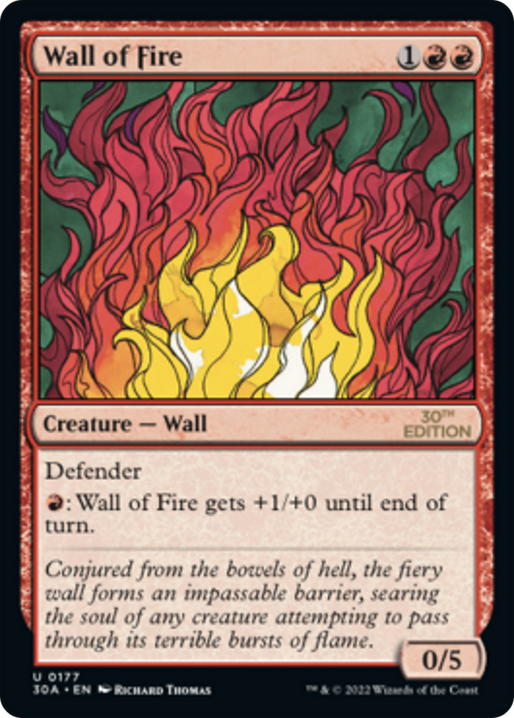 {C} Wall of Fire [30th Anniversary Edition][30A 177]