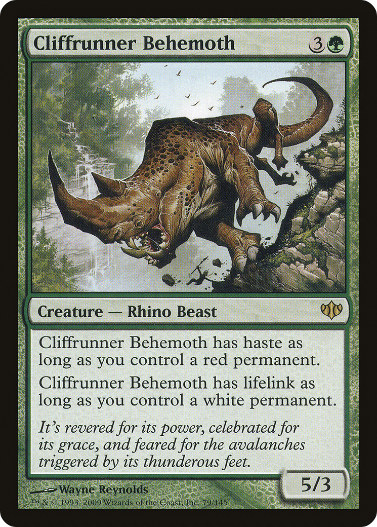 {R} Cliffrunner Behemoth [Conflux][CON 079]