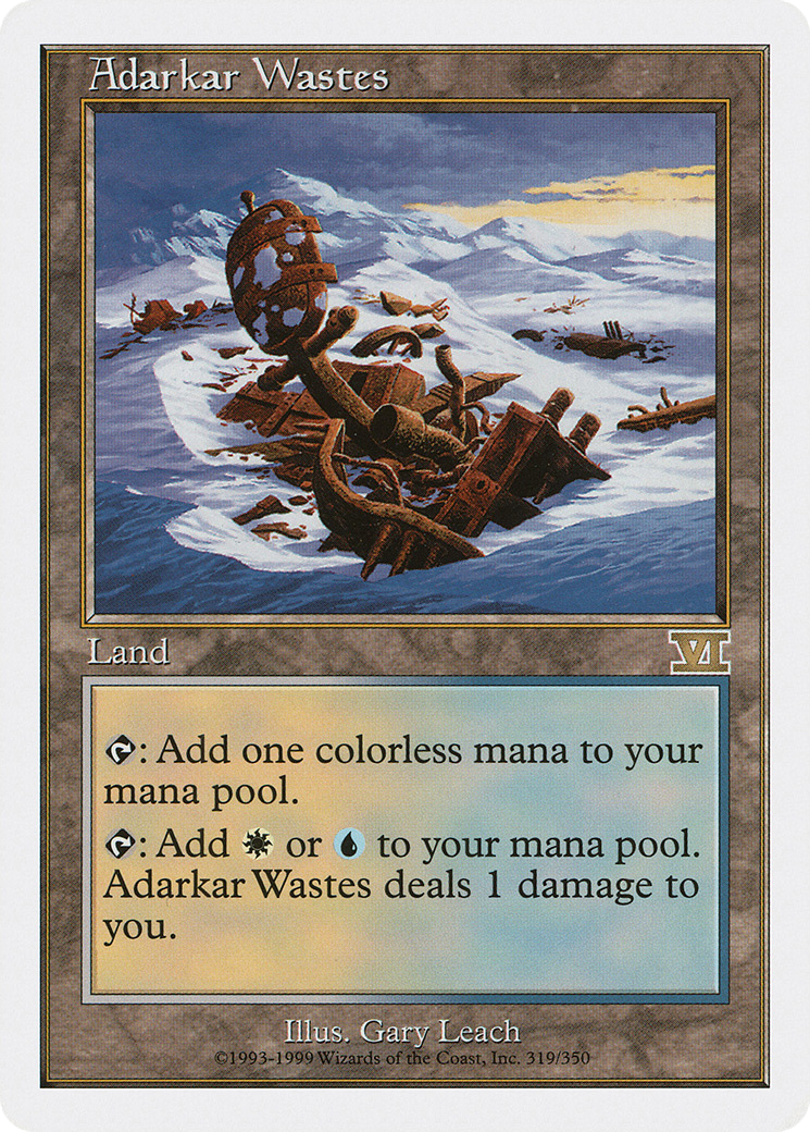 {R} Adarkar Wastes [Classic Sixth Edition][6ED 319]