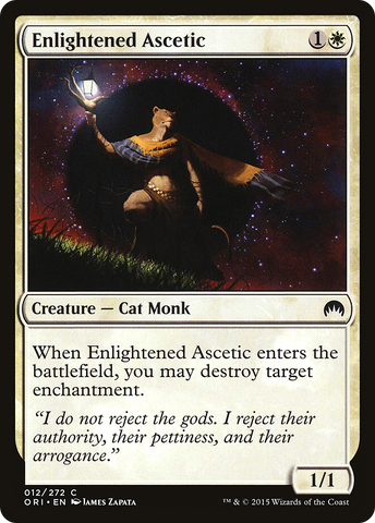 {C} Enlightened Ascetic [Magic Origins][ORI 012]