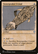 {C} Stonespeaker Crystal (Showcase) [Commander Legends: Battle for Baldur's Gate][CLB 450]