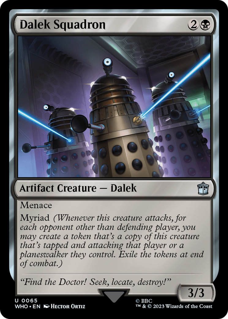 {C} Dalek Squadron [Doctor Who][WHO 065]