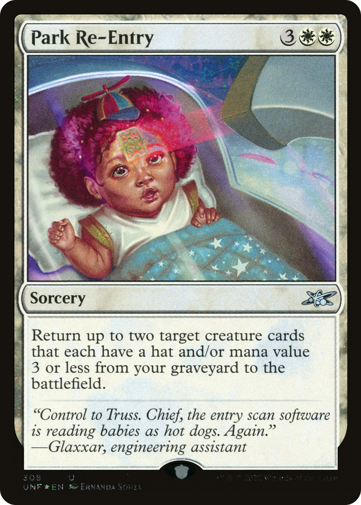 {C} Park Re-Entry (Galaxy Foil) [Unfinity][UNF 308]