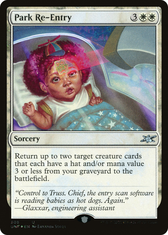 {C} Park Re-Entry (Galaxy Foil) [Unfinity][UNF 308]