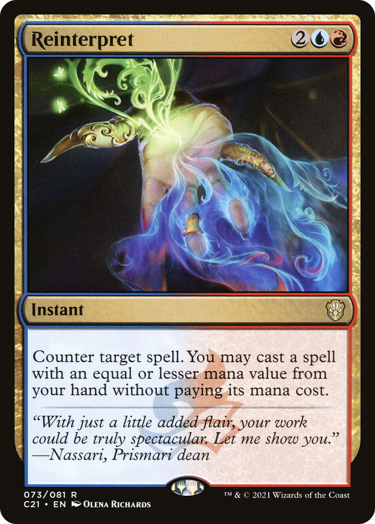 {R} Reinterpret [Commander 2021][C21 073]