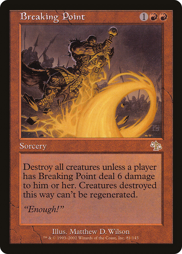 {R} Breaking Point [Judgment][JUD 081]