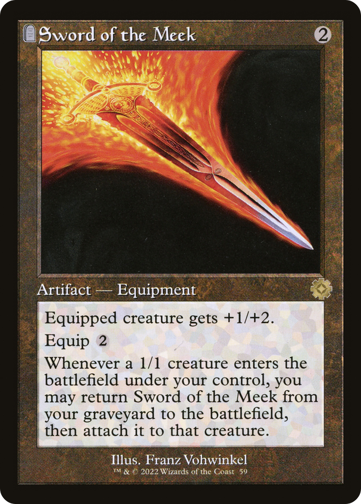 {R} Sword of the Meek (Retro) [The Brothers' War Retro Artifacts][BRR 059]