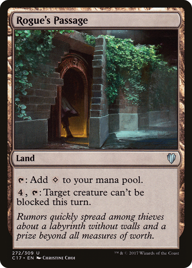 {C} Rogue's Passage [Commander 2017][C17 272]