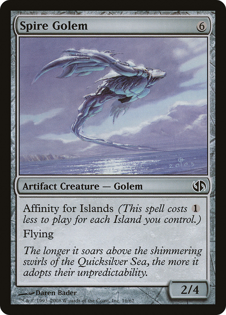 {C} Spire Golem [Duel Decks: Jace vs. Chandra][DDB 016]