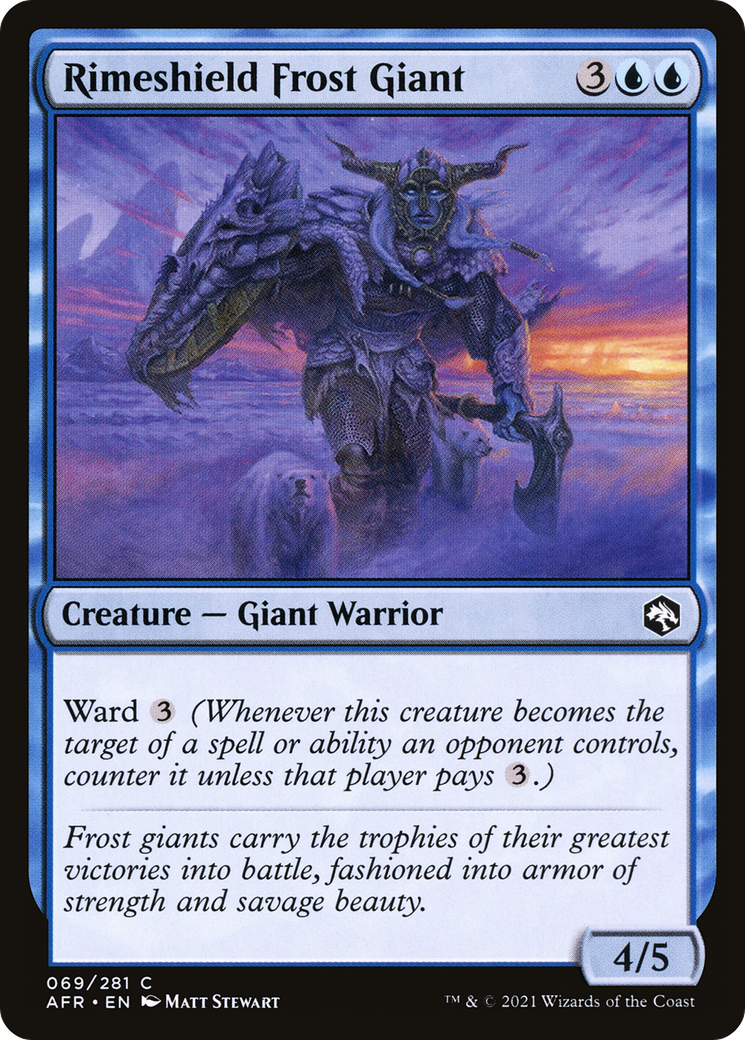 {C} Rimeshield Frost Giant [Dungeons & Dragons: Adventures in the Forgotten Realms][AFR 069]