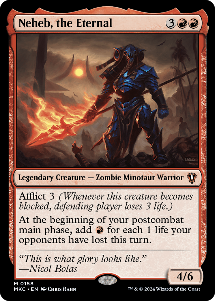 {R} Neheb, the Eternal [Murders at Karlov Manor Commander][MKC 158]