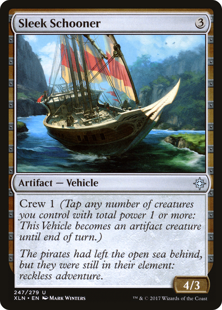 {C} Sleek Schooner [Ixalan][XLN 247] - Misty Mountain Games
