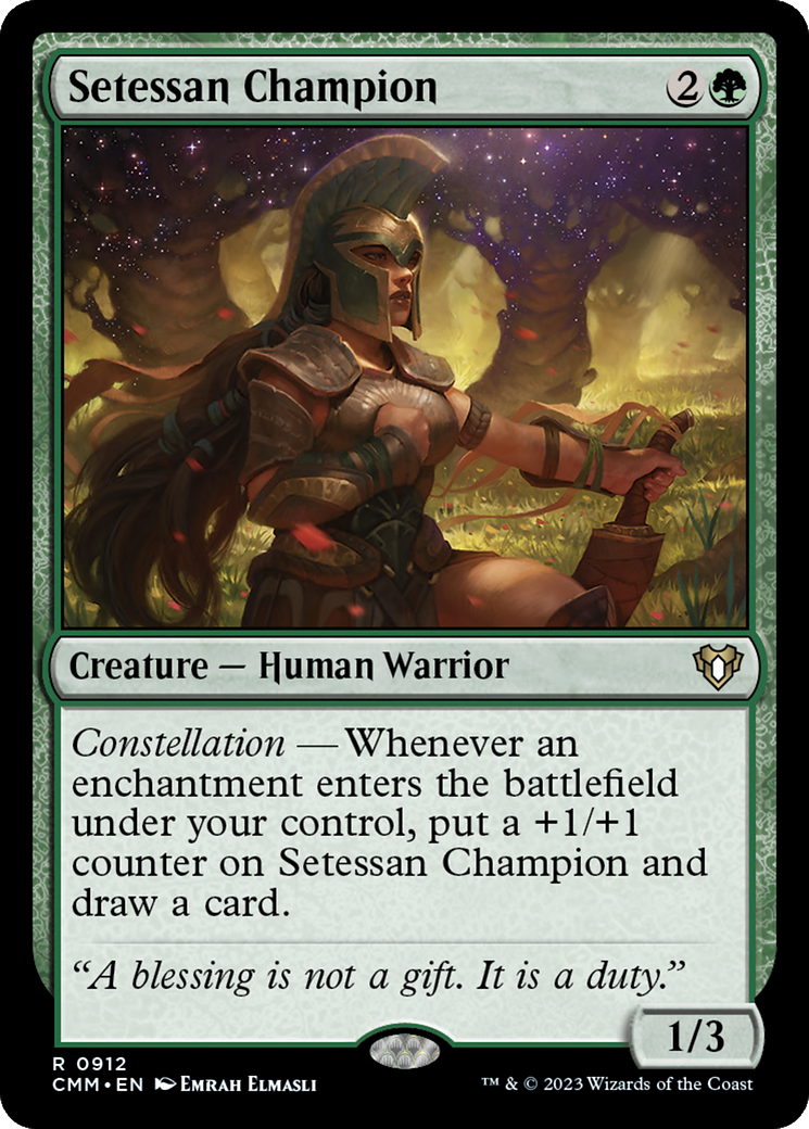 {R} Setessan Champion [Commander Masters][CMM 912]