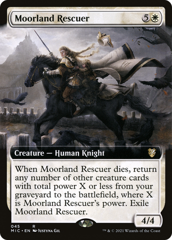 {R} Moorland Rescuer (Extended Art) [Innistrad: Midnight Hunt Commander][MIC 045]