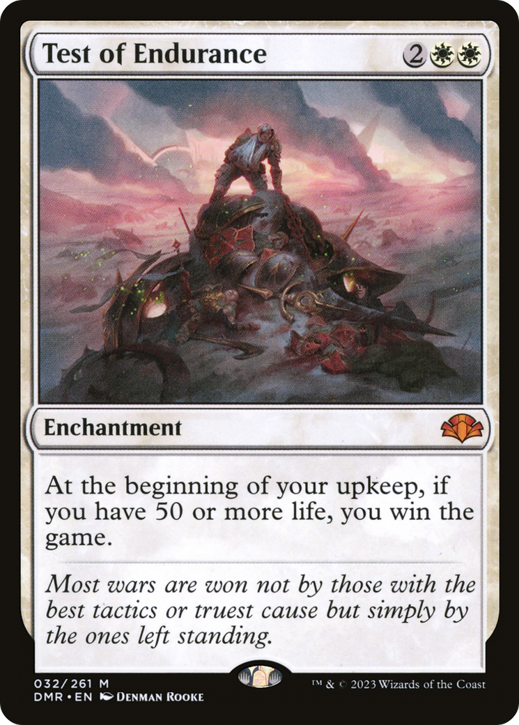 {R} Test of Endurance [Dominaria Remastered][DMR 032]