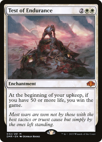 {R} Test of Endurance [Dominaria Remastered][DMR 032]