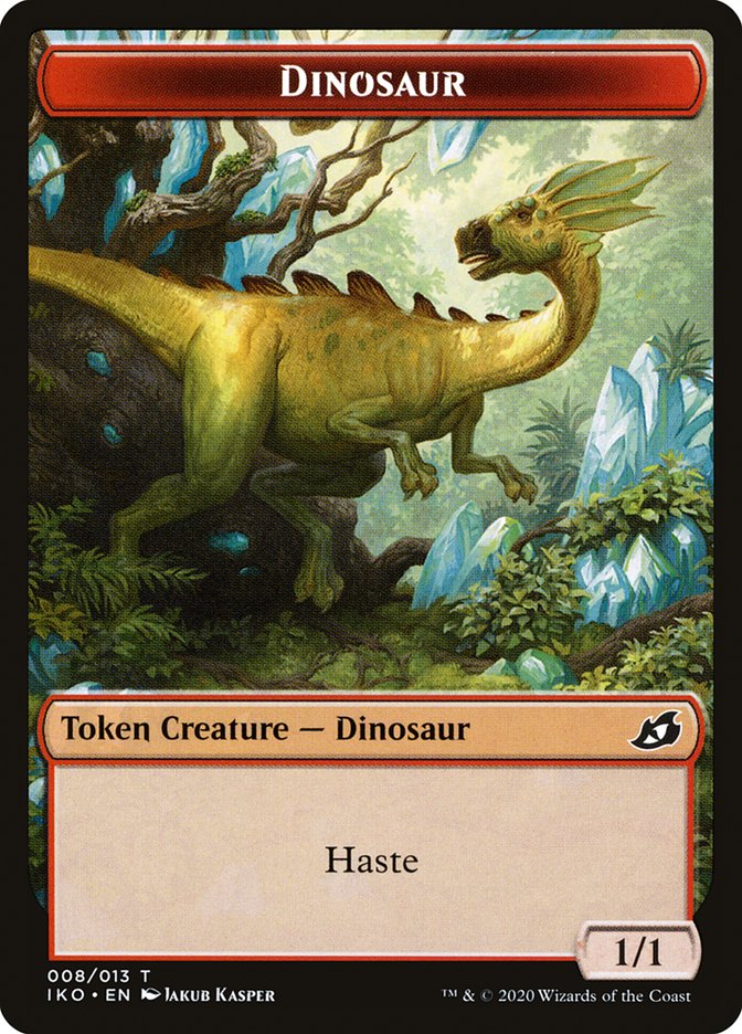 {T} Dinosaur Token [Ikoria: Lair of Behemoths Tokens][TIKO 008]
